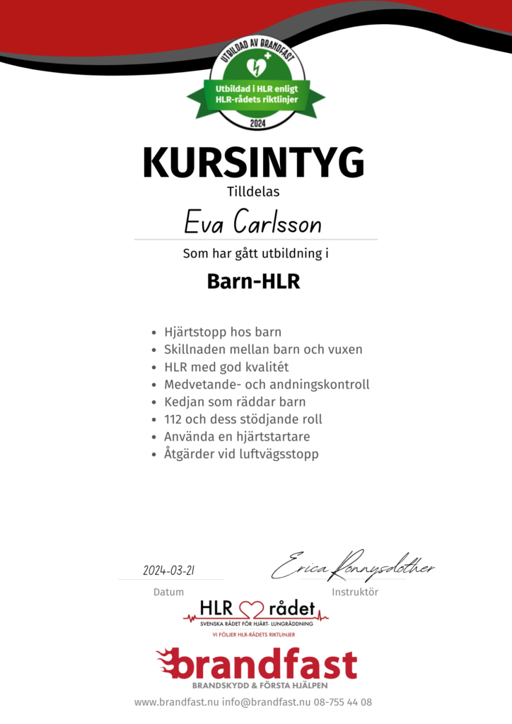 barn-hlr kurs