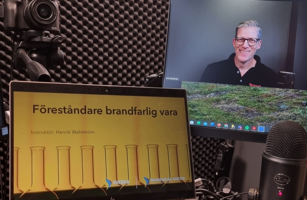 Föreståndare brandfarlig vara distans